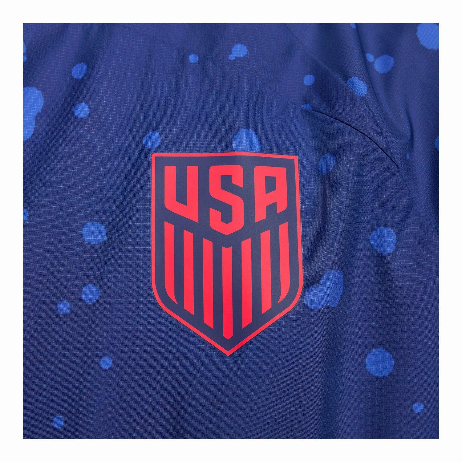 Men's Nike USA Splatter Blue Rain Jacket