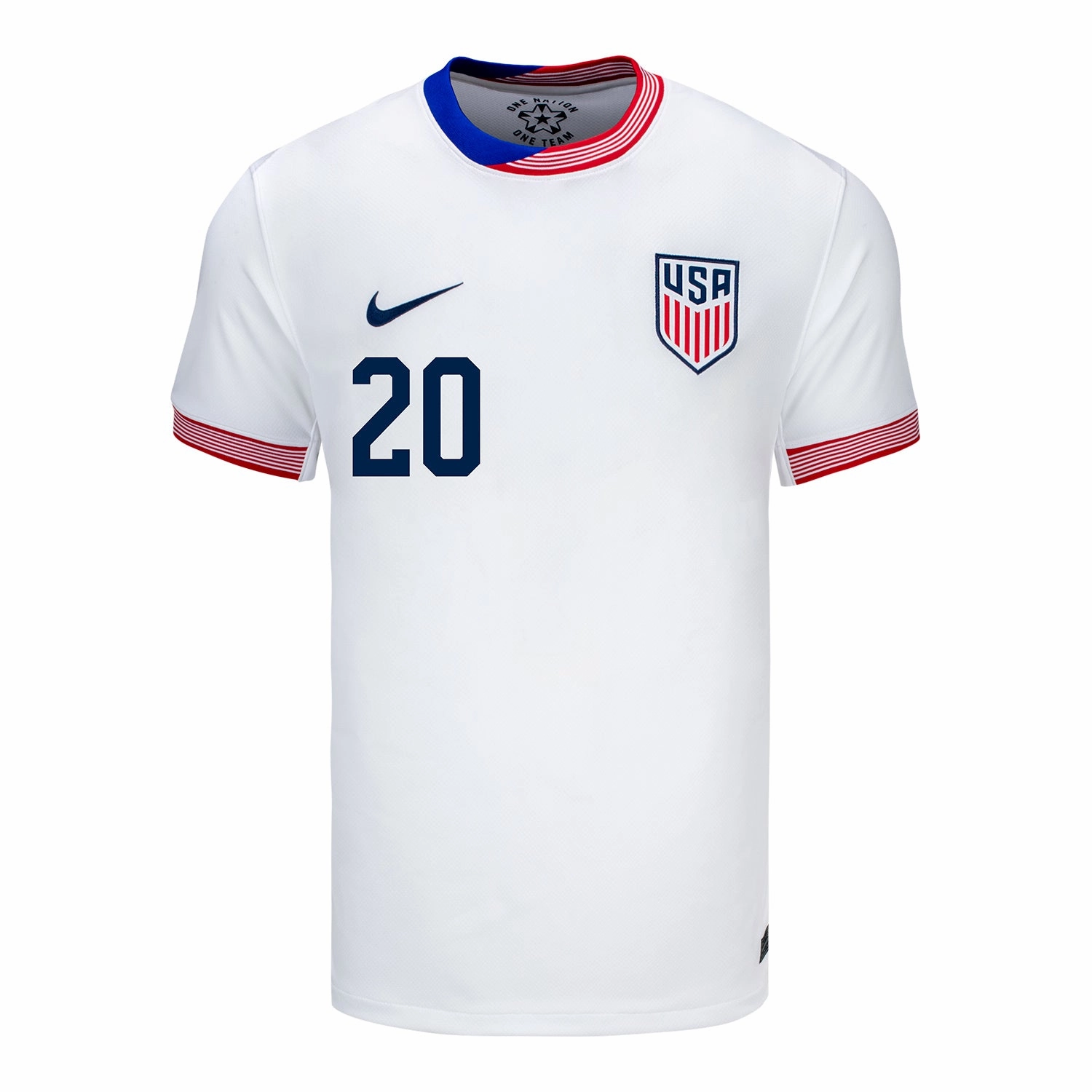 Men's Nike USMNT 2024 American Classic Home Balogun 20 Stadium Jersey