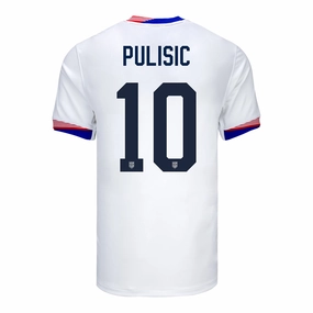 Men's Nike USMNT 2024 American Classic Home Pulisic 10 Stadium Jersey