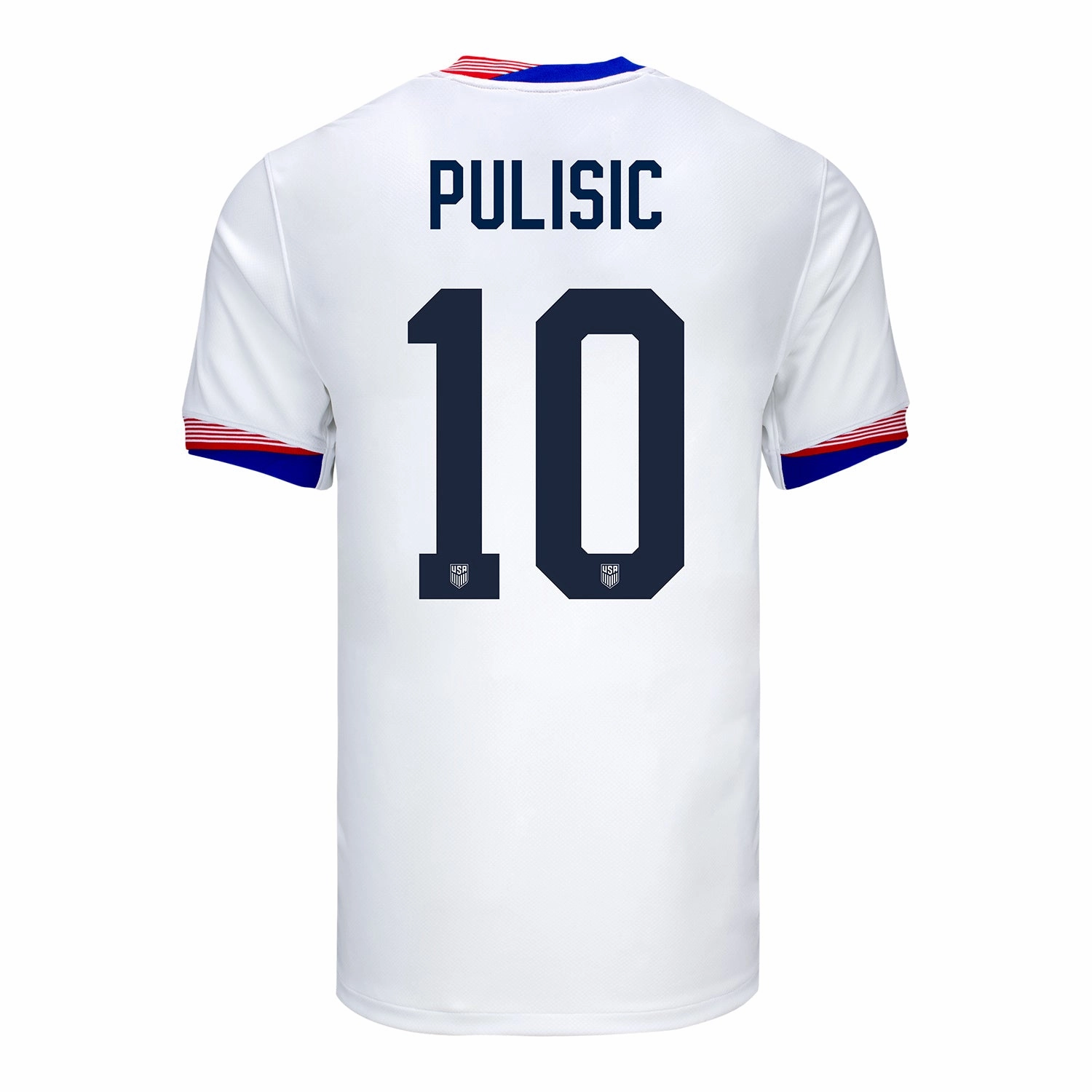 Men's Nike USMNT 2024 American Classic Home Pulisic 10 Stadium Jersey