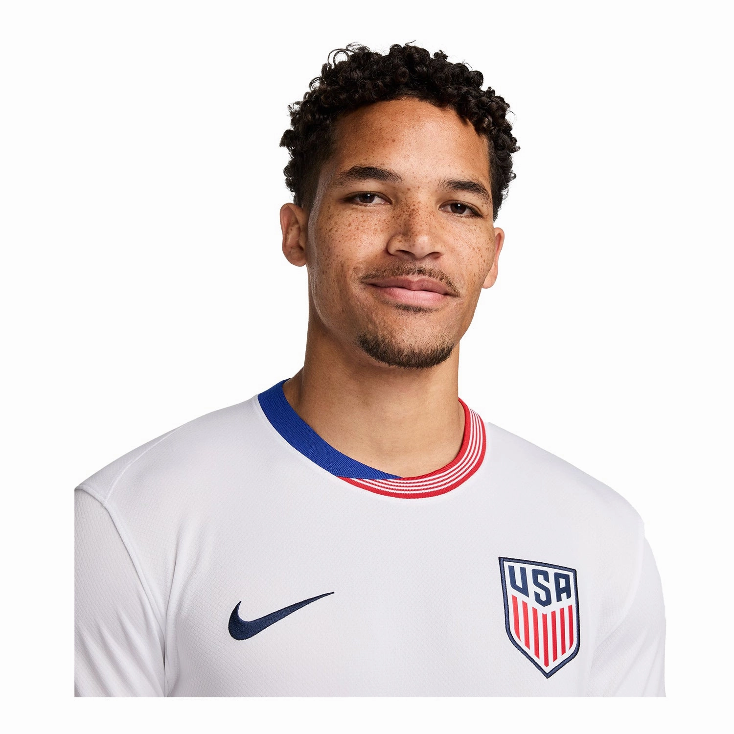 Men's Nike USMNT 2024 American Classic Home Stadium Long Sleeve Jersey