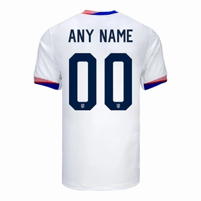 Men's Nike USMNT 2024 Personalized American Classic Home Stadium Jersey