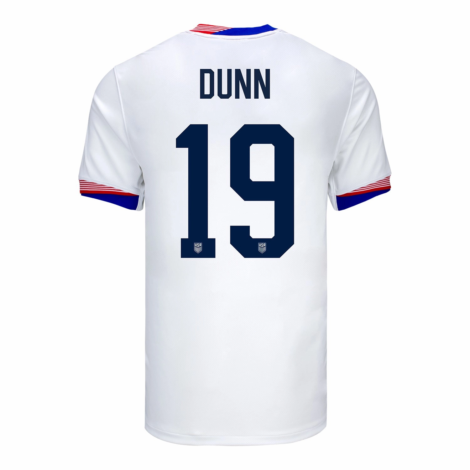 Men's Nike USWNT 2024 American Classic Home Dunn 19 Stadium Jersey
