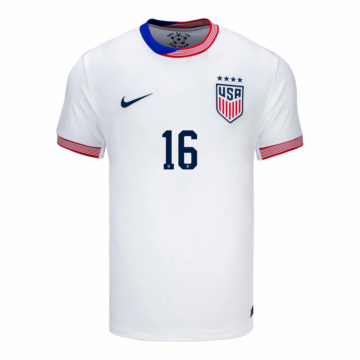 Men's Nike USWNT 2024 American Classic Home Lavelle 16 Stadium Jersey