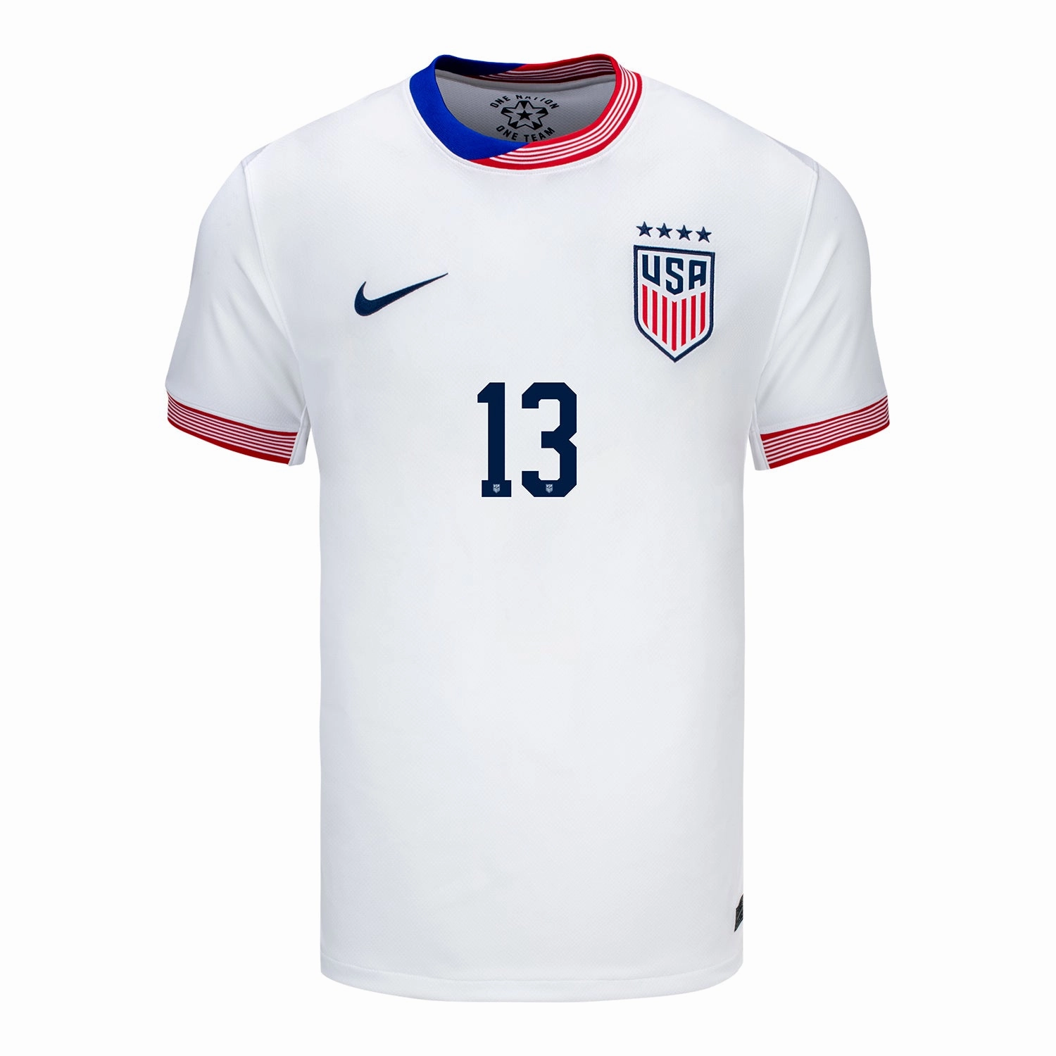 Men's Nike USWNT 2024 American Classic Home Morgan 13 Stadium Jersey