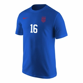 Men's Nike USWNT Classic Lavelle Royal Tee