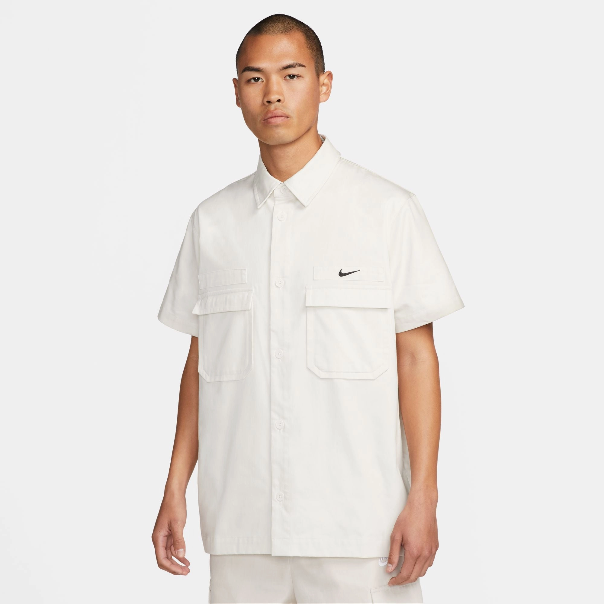 MILITARY SHORT SLEEVE BUTTON DOWN SHIRT PHANTOM