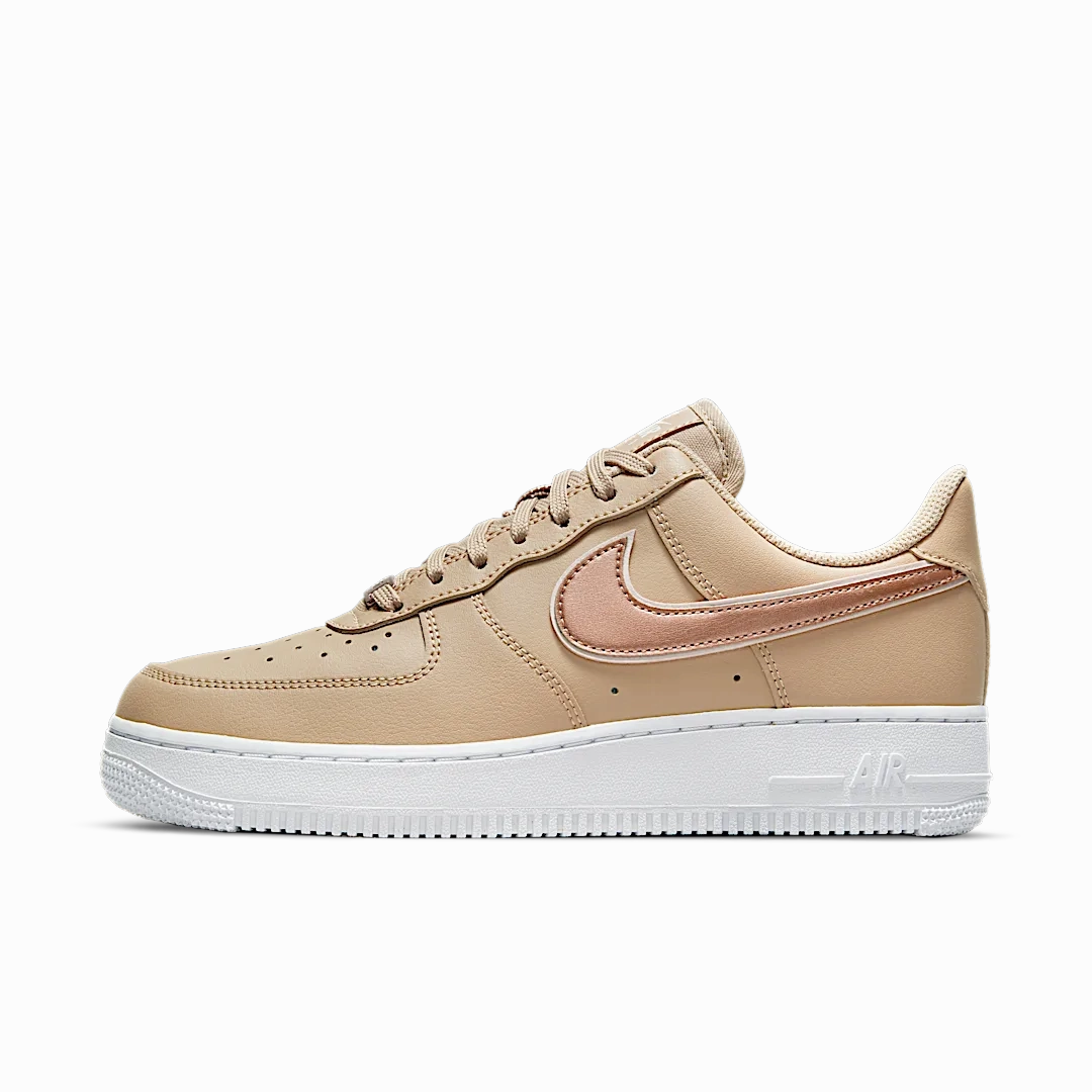 Nike Air Force 1 '07 Tan Metallic Rose Gold