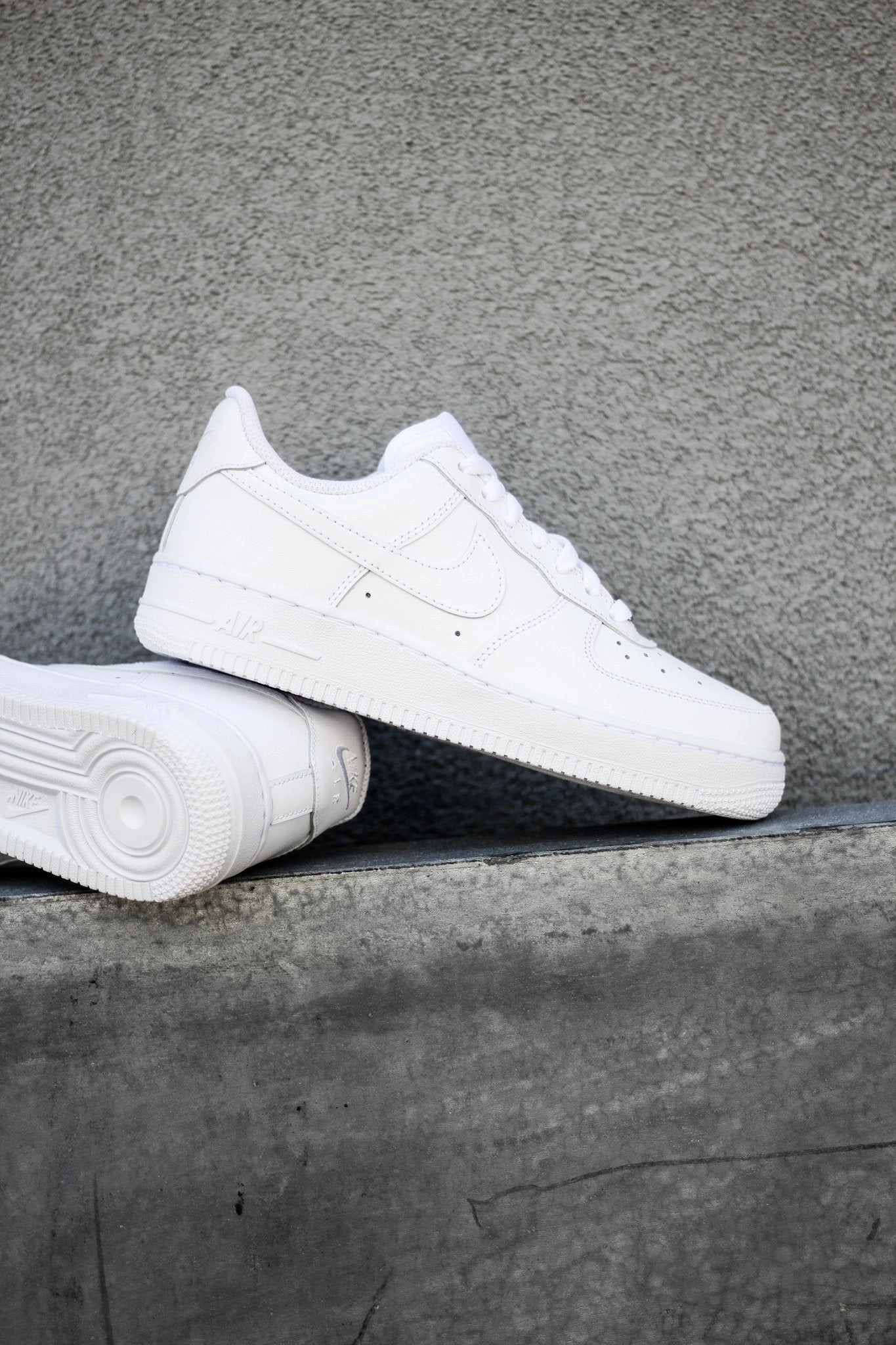 NIKE AIR FORCE 1 LE (GS) WHITE