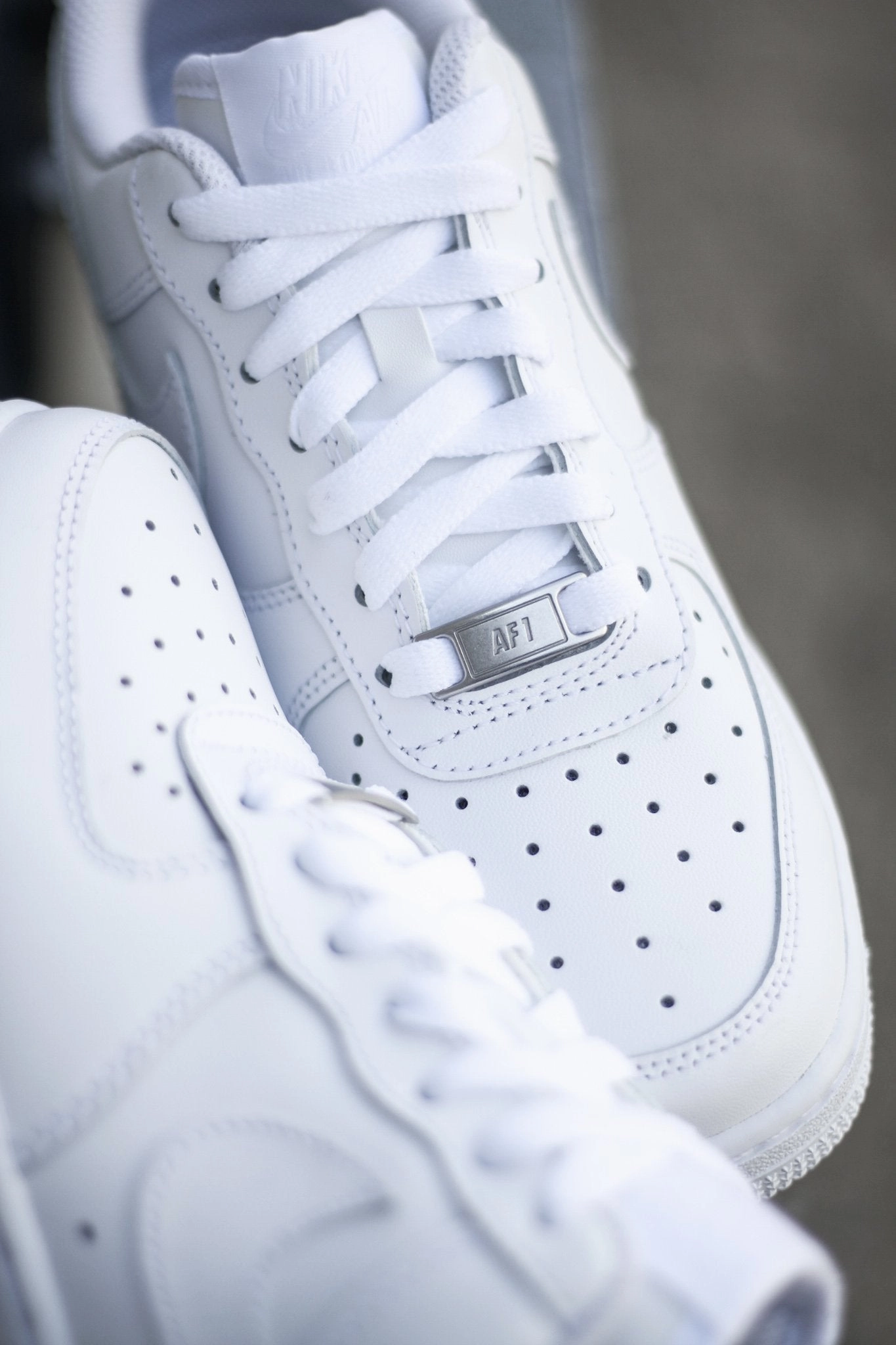 NIKE AIR FORCE 1 LE (GS) WHITE