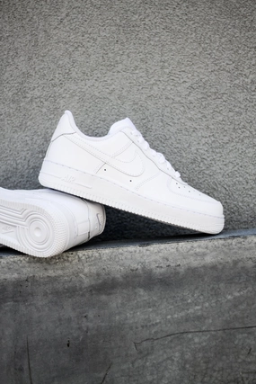 NIKE AIR FORCE 1 LE (GS) WHITE