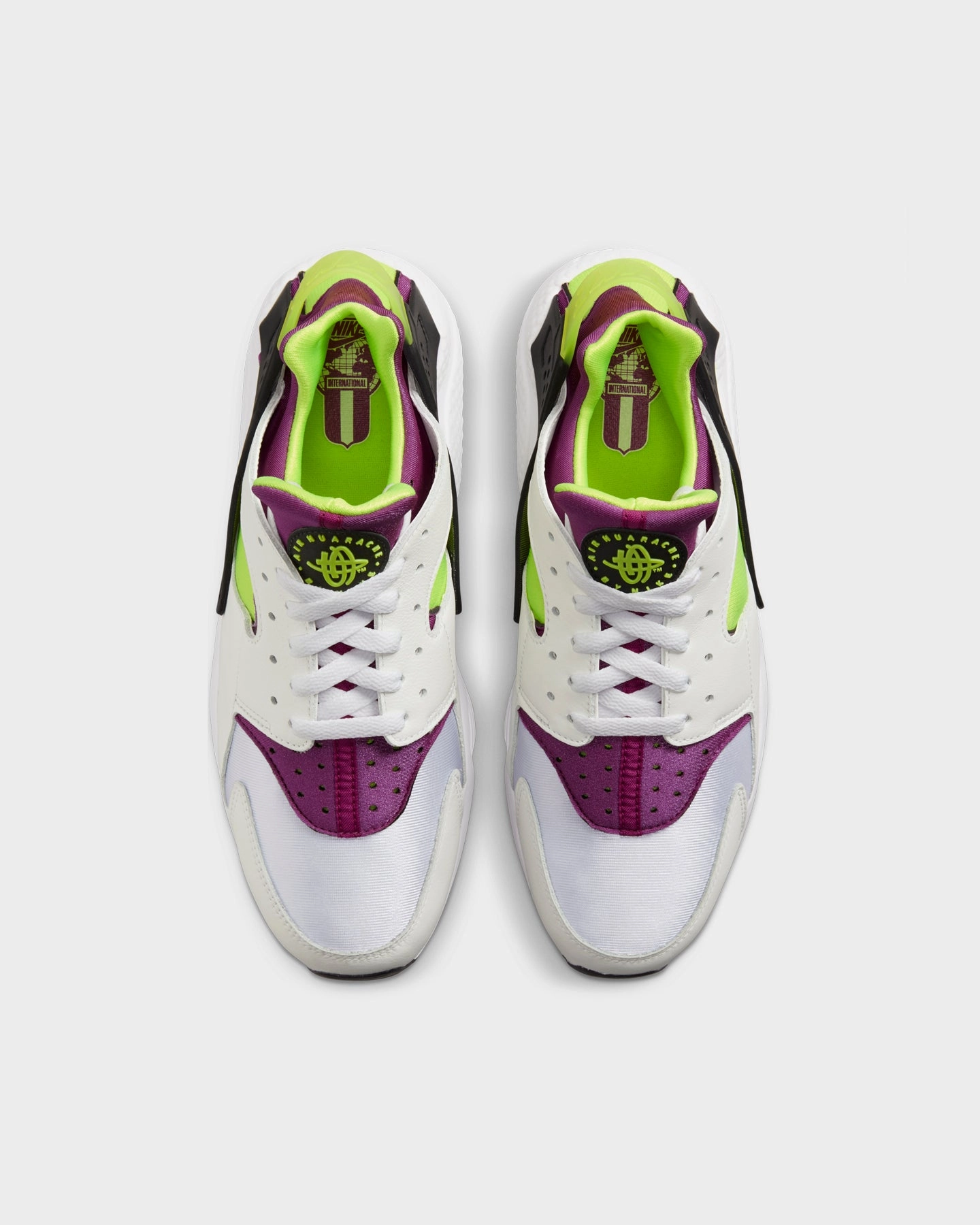 Nike Air Huarache White/Neon Yellow