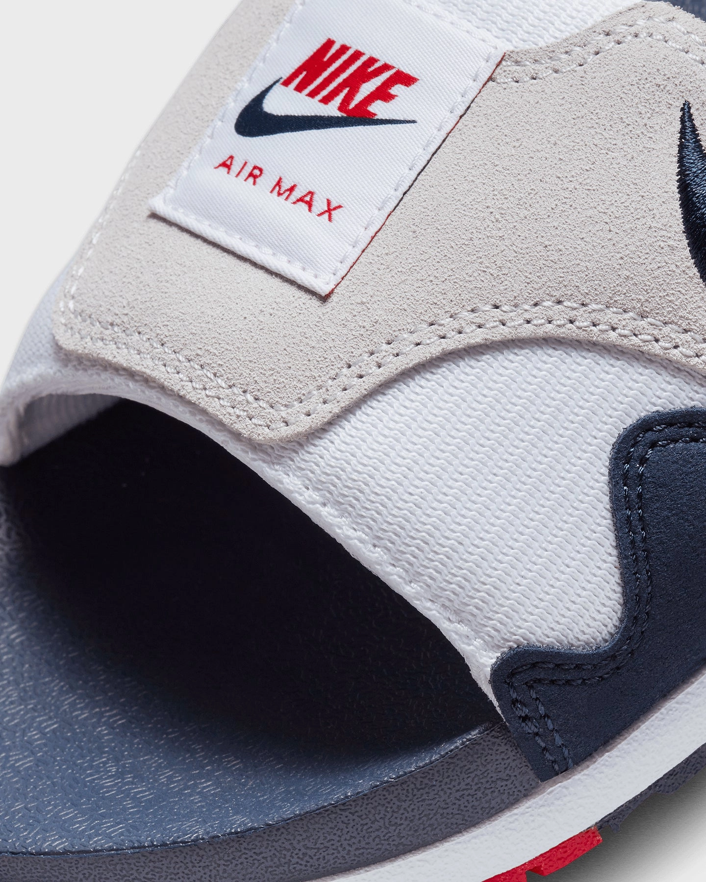 Nike Air Max 1 Slides White/Obsidian