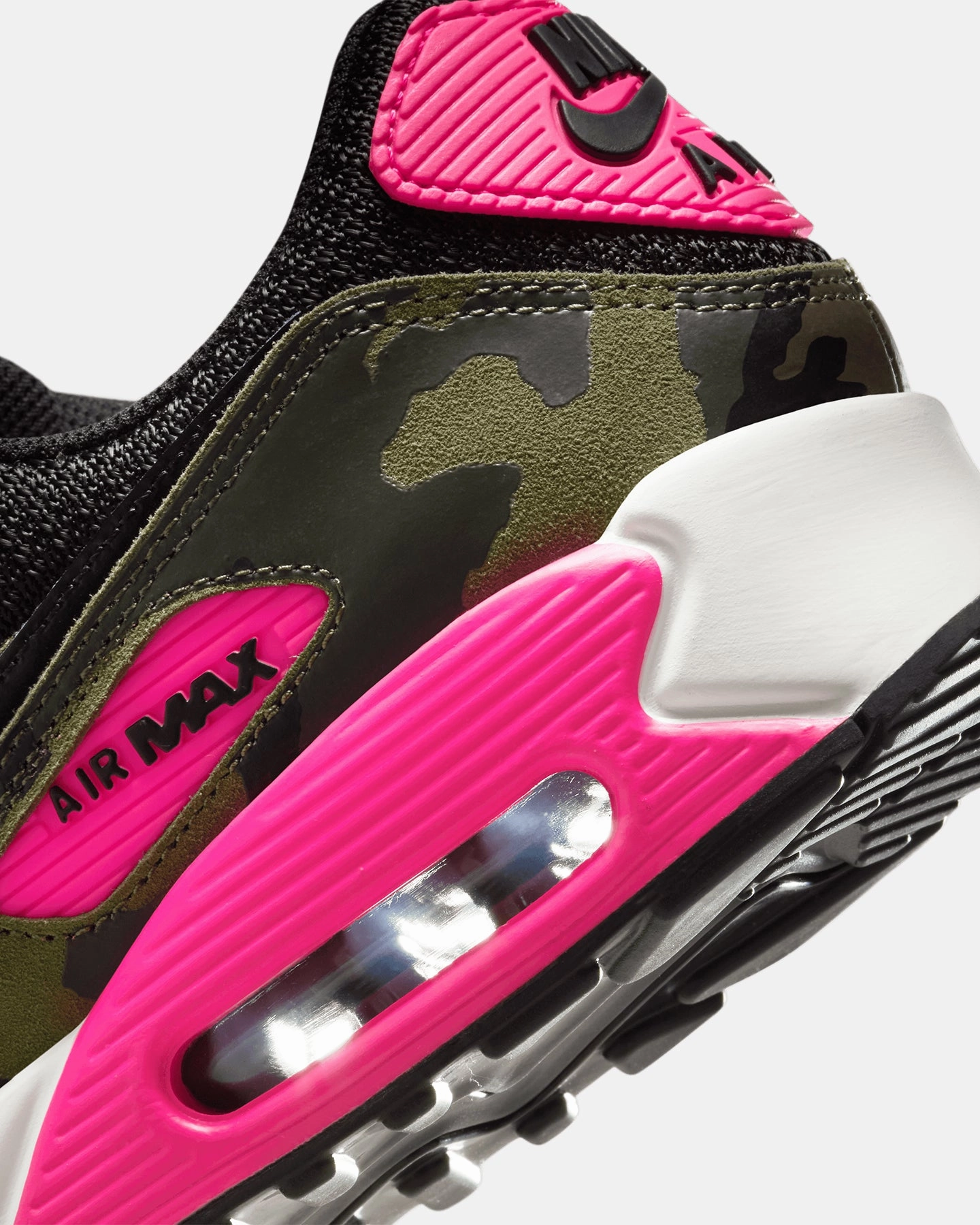 Nike Air Max 90 Premium Camo Camo-Sequaia/Black/Hyper Pink