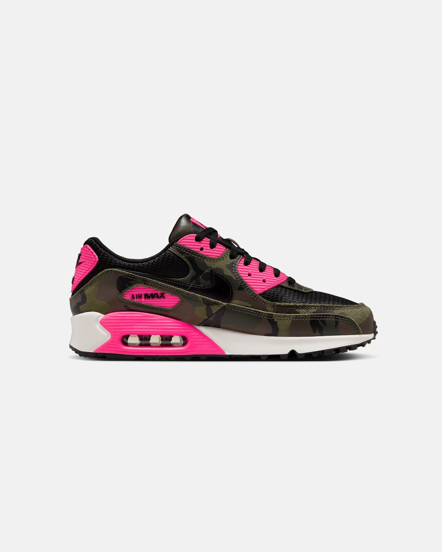 Nike Air Max 90 Premium Camo Camo-Sequaia/Black/Hyper Pink