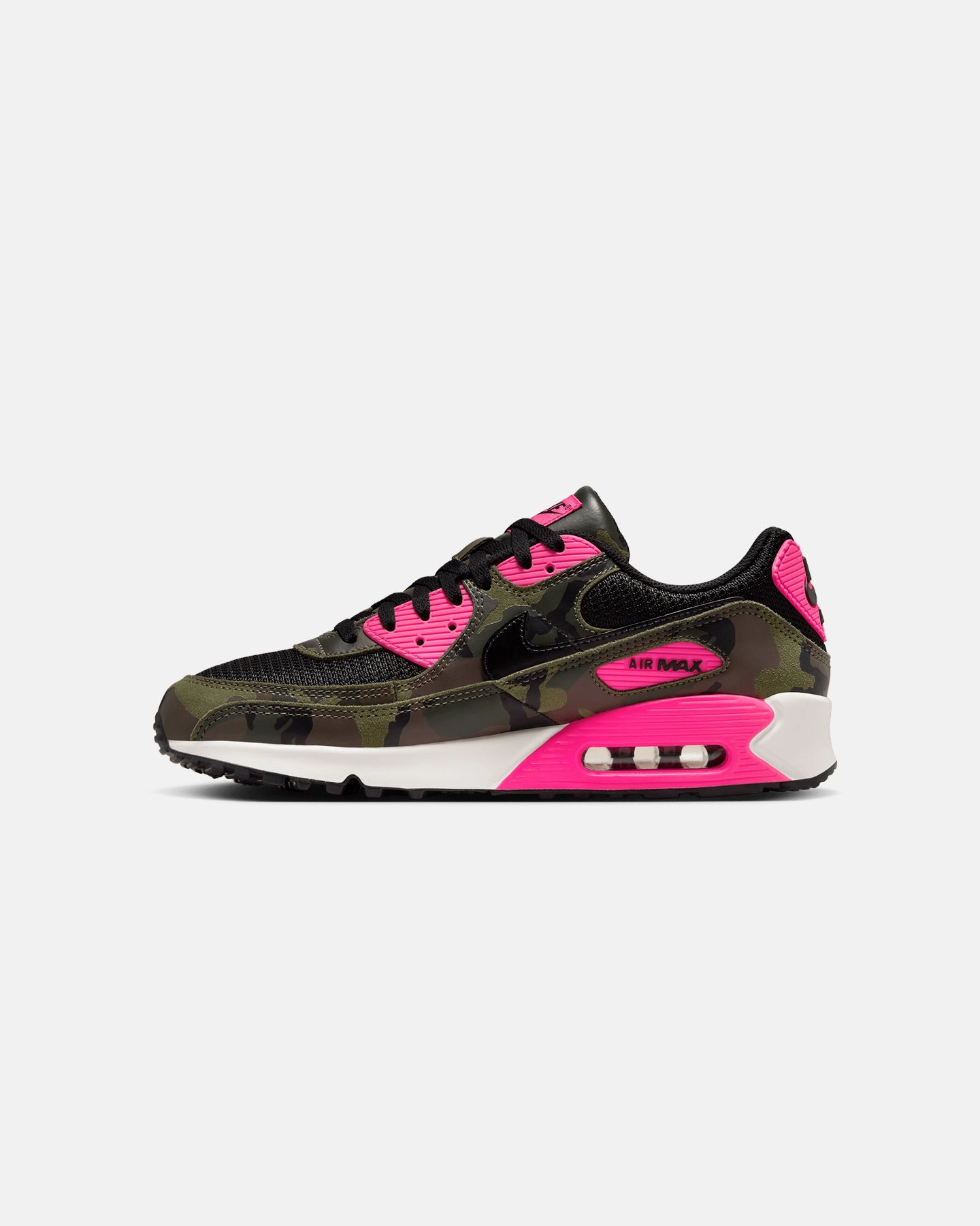 Nike Air Max 90 Premium Camo Camo-Sequaia/Black/Hyper Pink