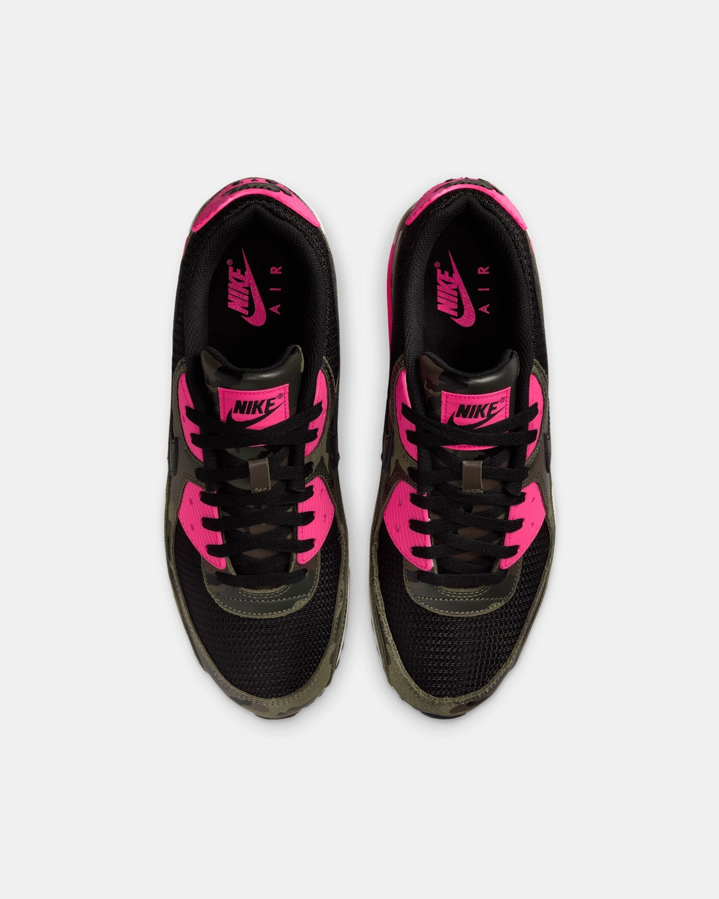 Nike Air Max 90 Premium Camo Camo-Sequaia/Black/Hyper Pink