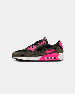 Nike Air Max 90 Premium Camo Camo-Sequaia/Black/Hyper Pink
