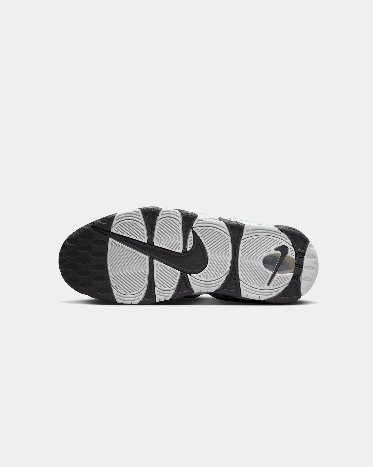 Nike Air More Uptempo Low Black/Photon Dust-Metallic Silver