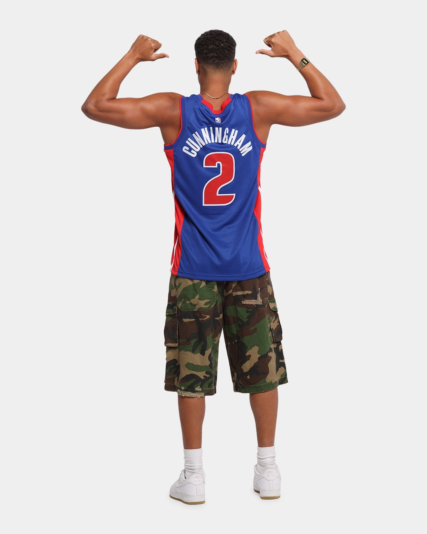 Nike Cade Cunningham Detroit Pistons #2 Icon Edition 2022/23 Nike Dri-Fit NBA Swingman Jersey Rush Blue