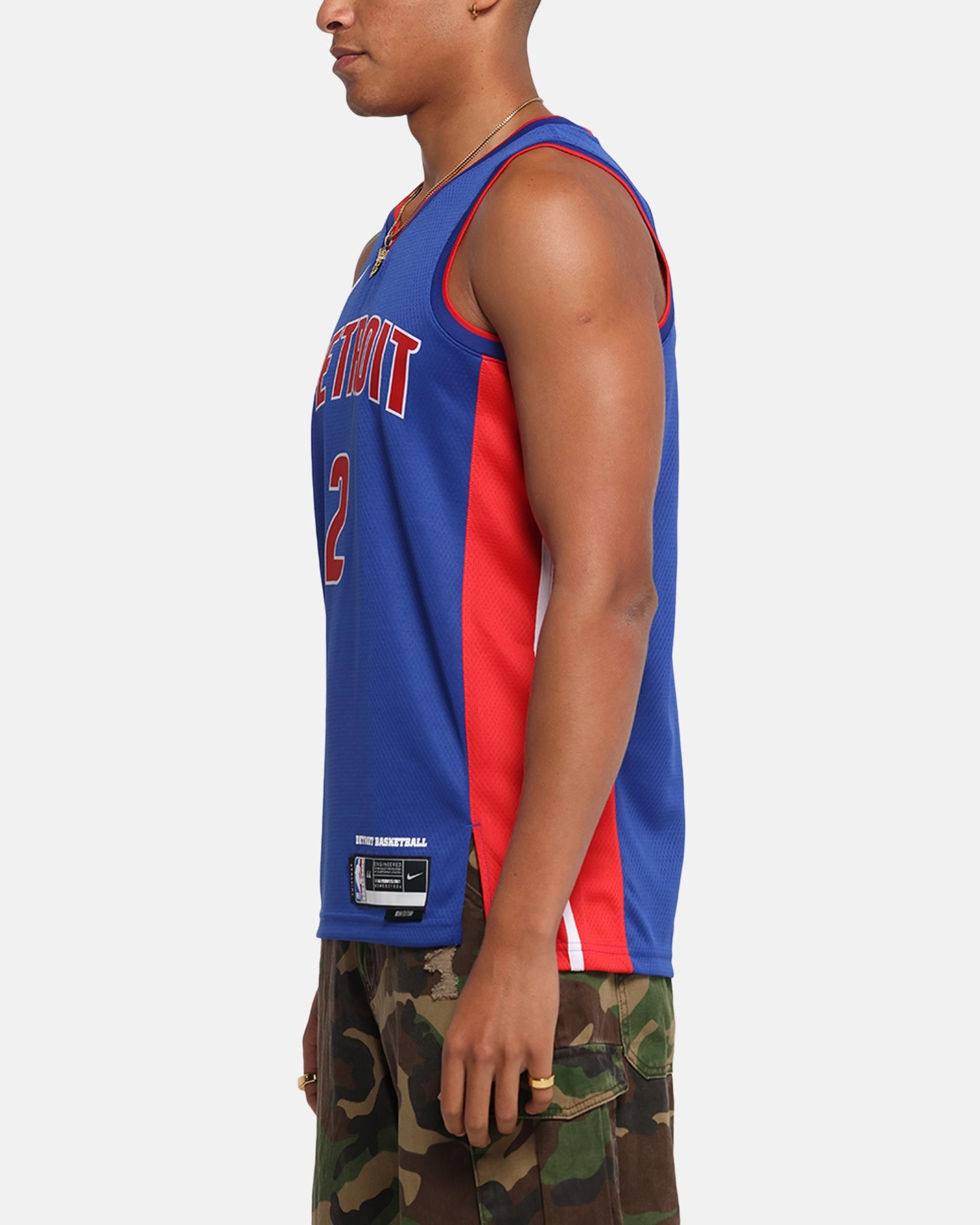 Nike Cade Cunningham Detroit Pistons #2 Icon Edition 2022/23 Nike Dri-Fit NBA Swingman Jersey Rush Blue