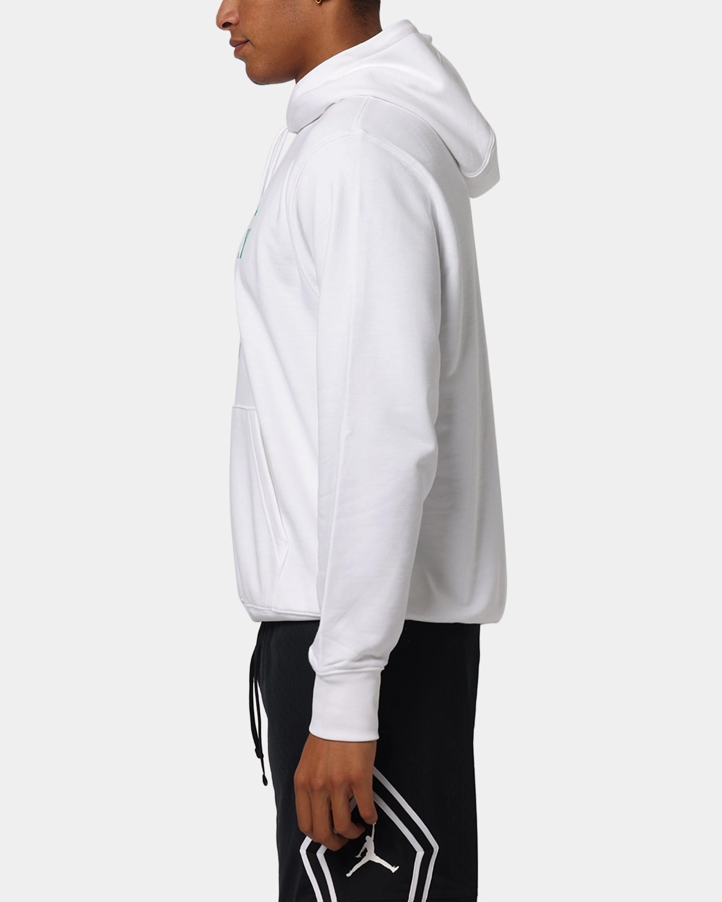 Nike Club French Terry Pullover Hoodie White/White/Green