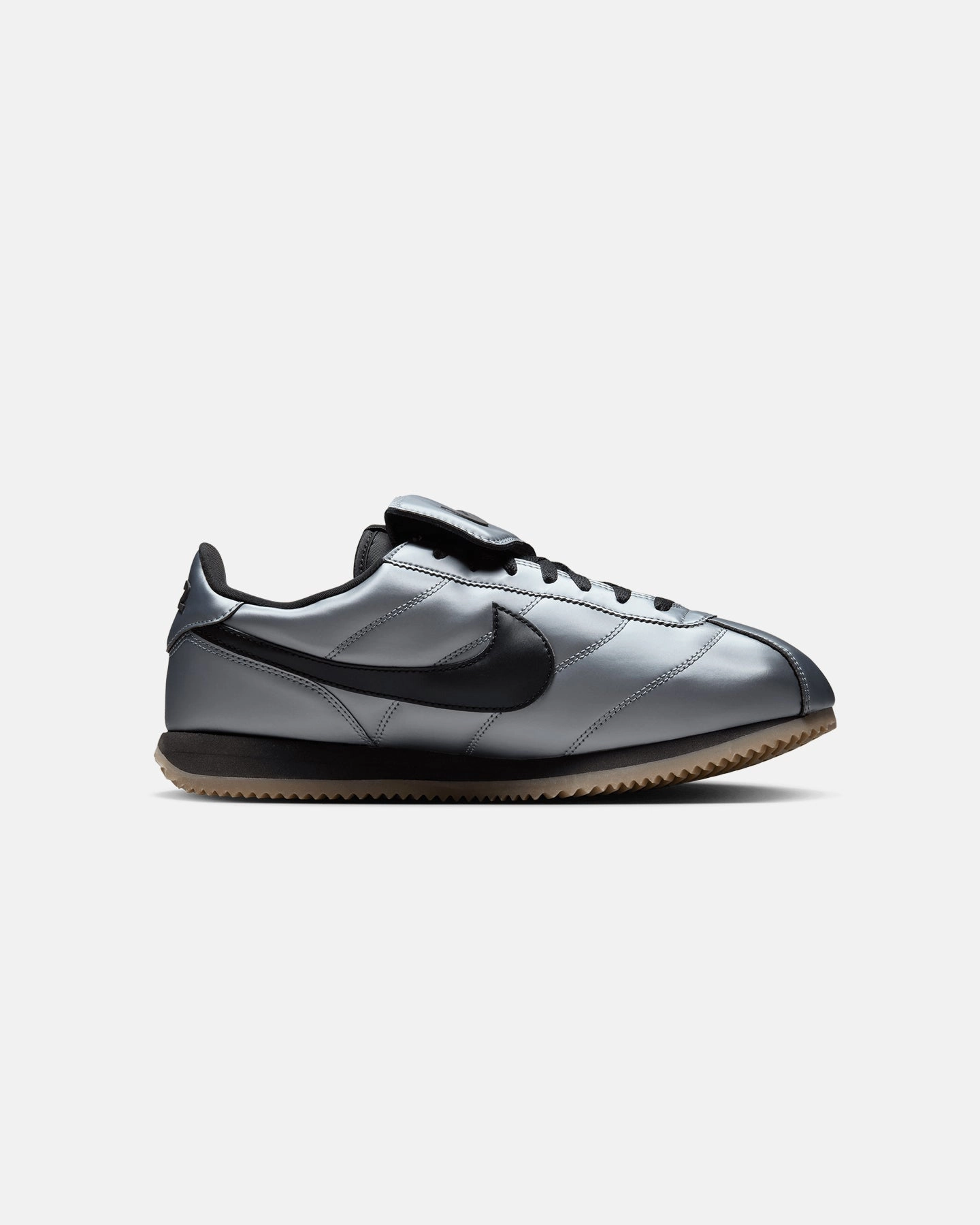 Nike Cortez SE Mtlc Cool Grey/Black-Gum Dark Brown