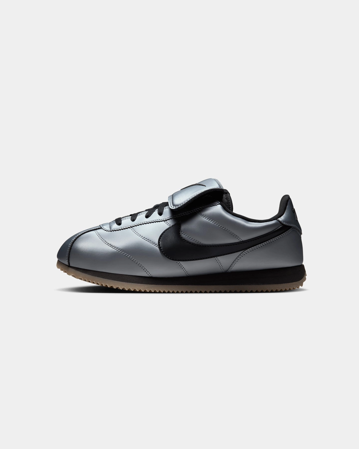 Nike Cortez SE Mtlc Cool Grey/Black-Gum Dark Brown