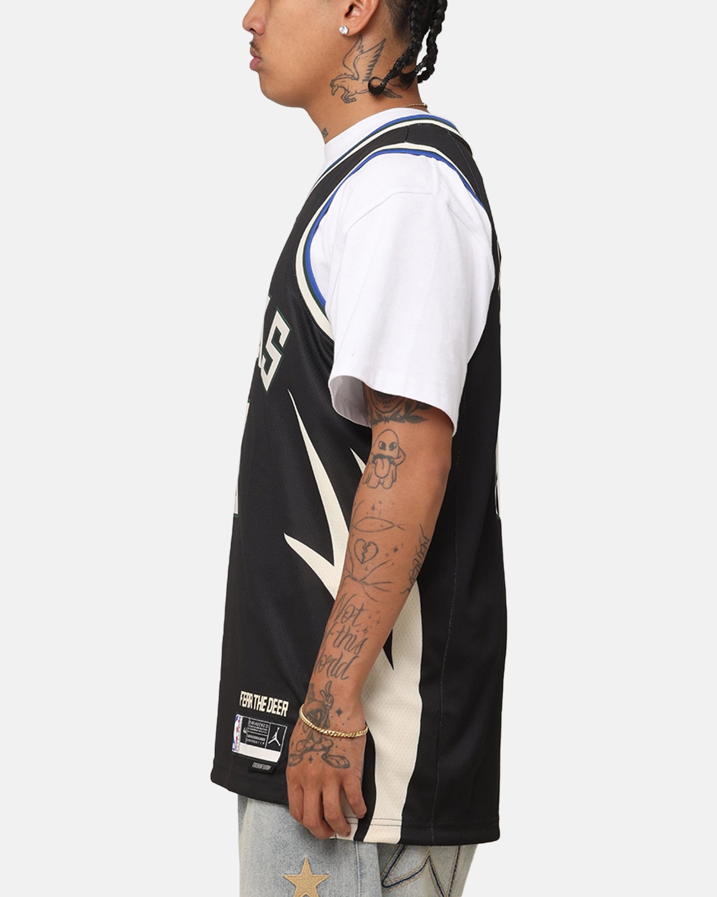 Nike Damian Lillard Milwaukee Bucks #0 Icon Edition 2022/23 Nike Dri-Fit NBA Swingman Jersey Black