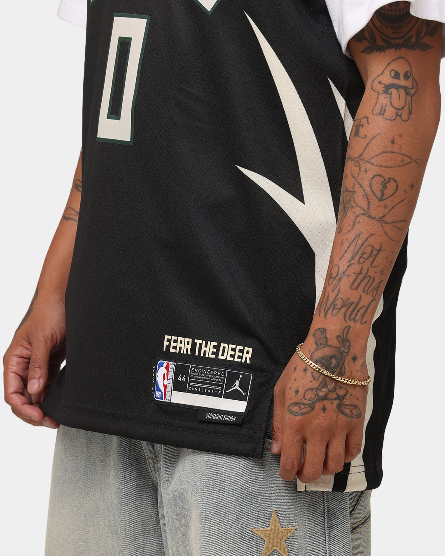 Nike Damian Lillard Milwaukee Bucks #0 Icon Edition 2022/23 Nike Dri-Fit NBA Swingman Jersey Black
