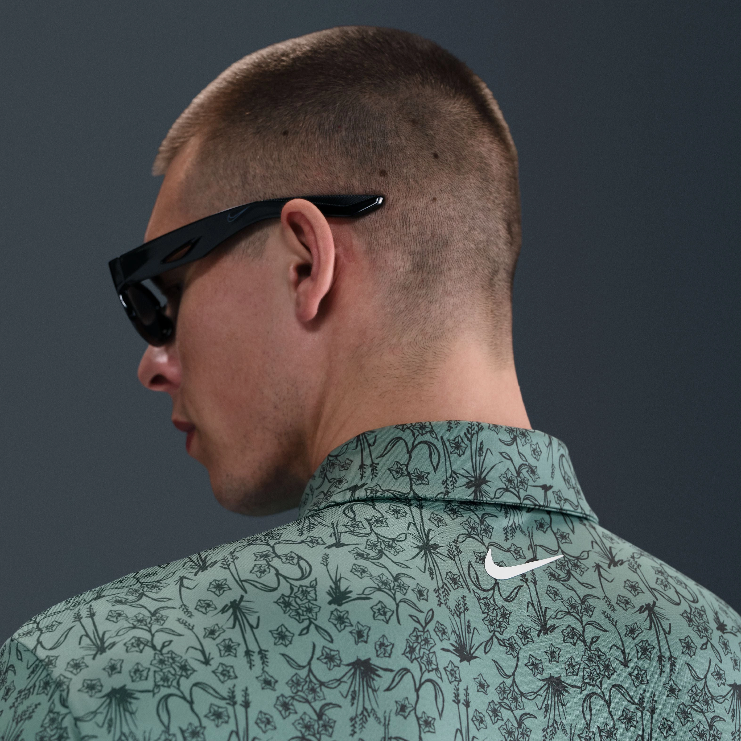 Nike Golf Dri-Fit Tour POA Print Shirt