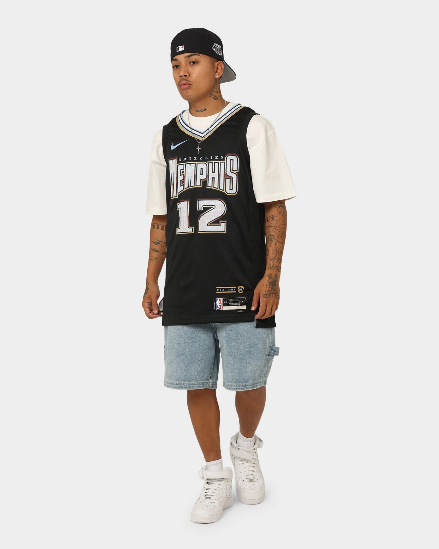 Nike Ja Morant Memphis Grizzlies #12 City Edition Nike Dri-FIT NBA Swingman Jersey Black