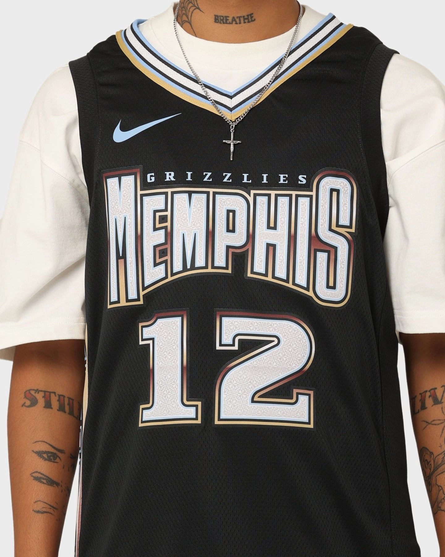 Nike Ja Morant Memphis Grizzlies #12 City Edition Nike Dri-FIT NBA Swingman Jersey Black