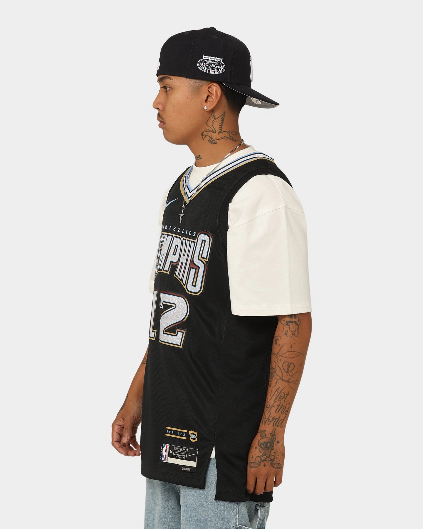 Nike Ja Morant Memphis Grizzlies #12 City Edition Nike Dri-FIT NBA Swingman Jersey Black