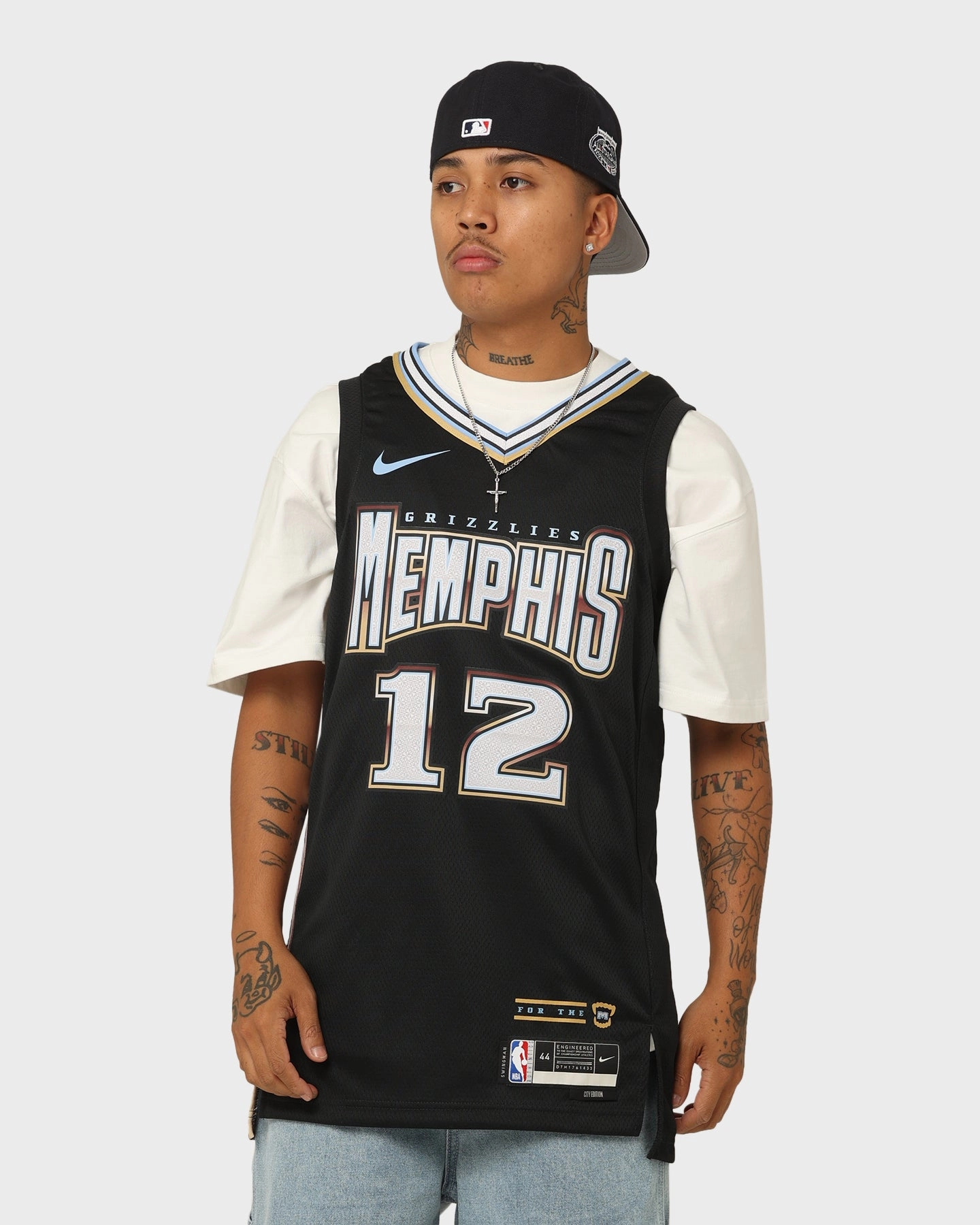 Nike Ja Morant Memphis Grizzlies #12 City Edition Nike Dri-FIT NBA Swingman Jersey Black