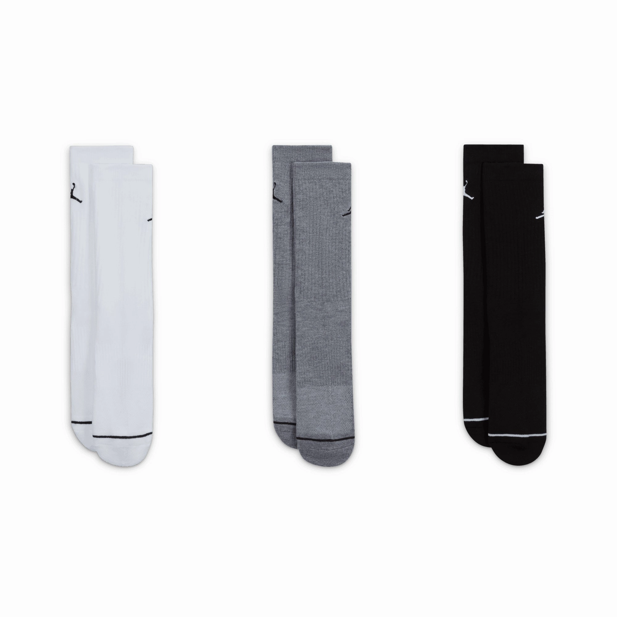 Nike Jordan Everyday Crew Socks - 3 Pair