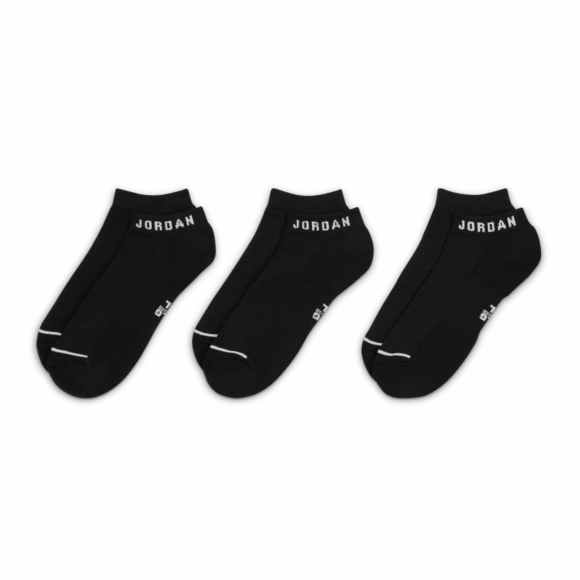 Nike Jordan Everyday No-Show Socks - 3 Pair