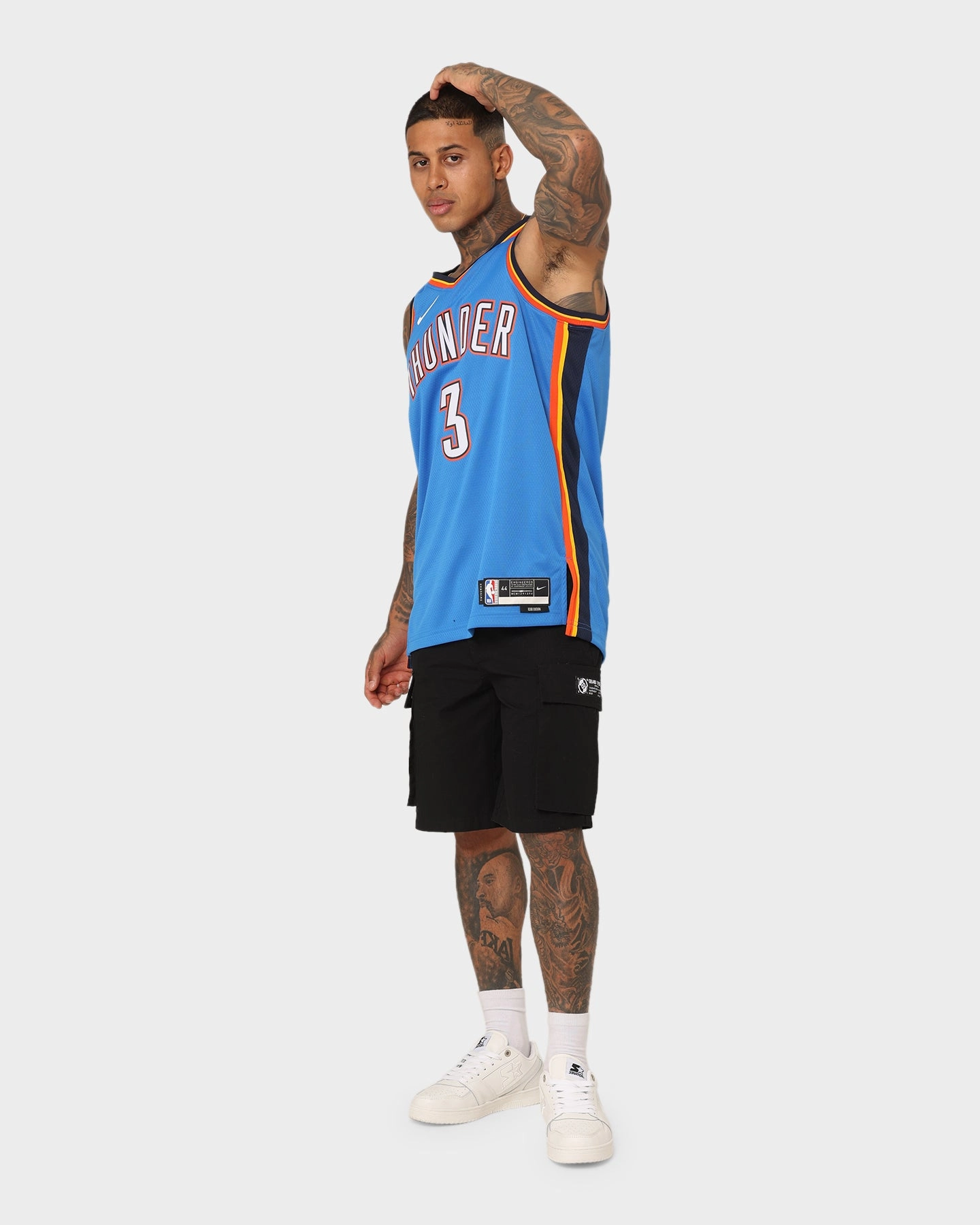Nike Josh Giddey Oklahoma City Thunder Icon Edition 2022/23 Nike Dri-FIT NBA Swingman Jersey Signal Blue