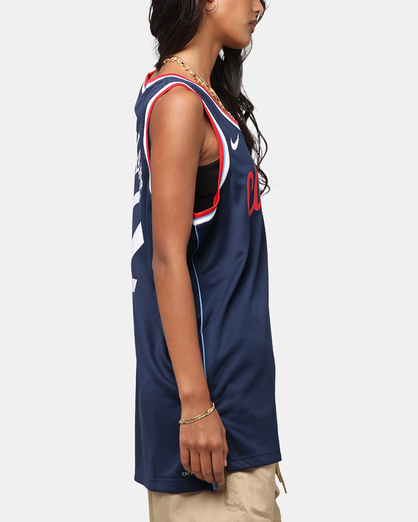 Nike Kawhi Leonard Los Angeles Clippers #2 City Edition 2024/25 Nike Dri-Fit NBA Swingman Jersey College Navy