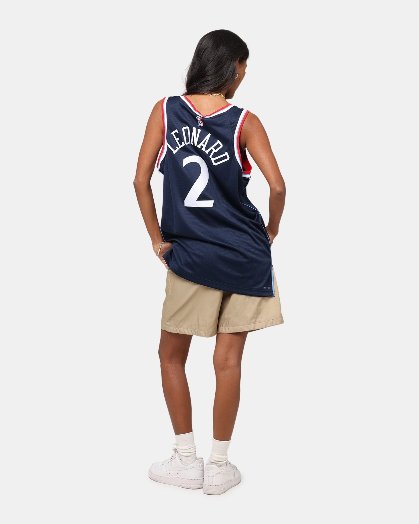 Nike Kawhi Leonard Los Angeles Clippers #2 City Edition 2024/25 Nike Dri-Fit NBA Swingman Jersey College Navy