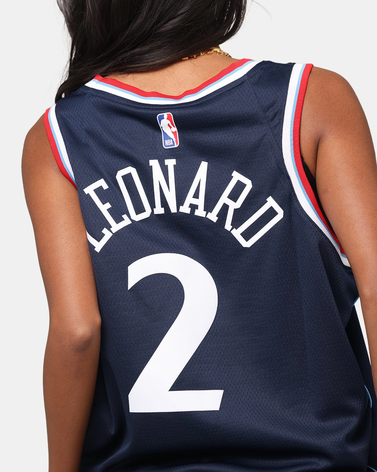 Nike Kawhi Leonard Los Angeles Clippers #2 City Edition 2024/25 Nike Dri-Fit NBA Swingman Jersey College Navy