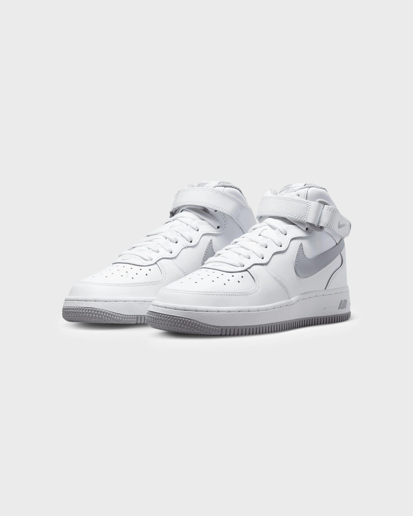 Nike Kids' Air Force 1 Mid LE (GS) White/Wolf Grey