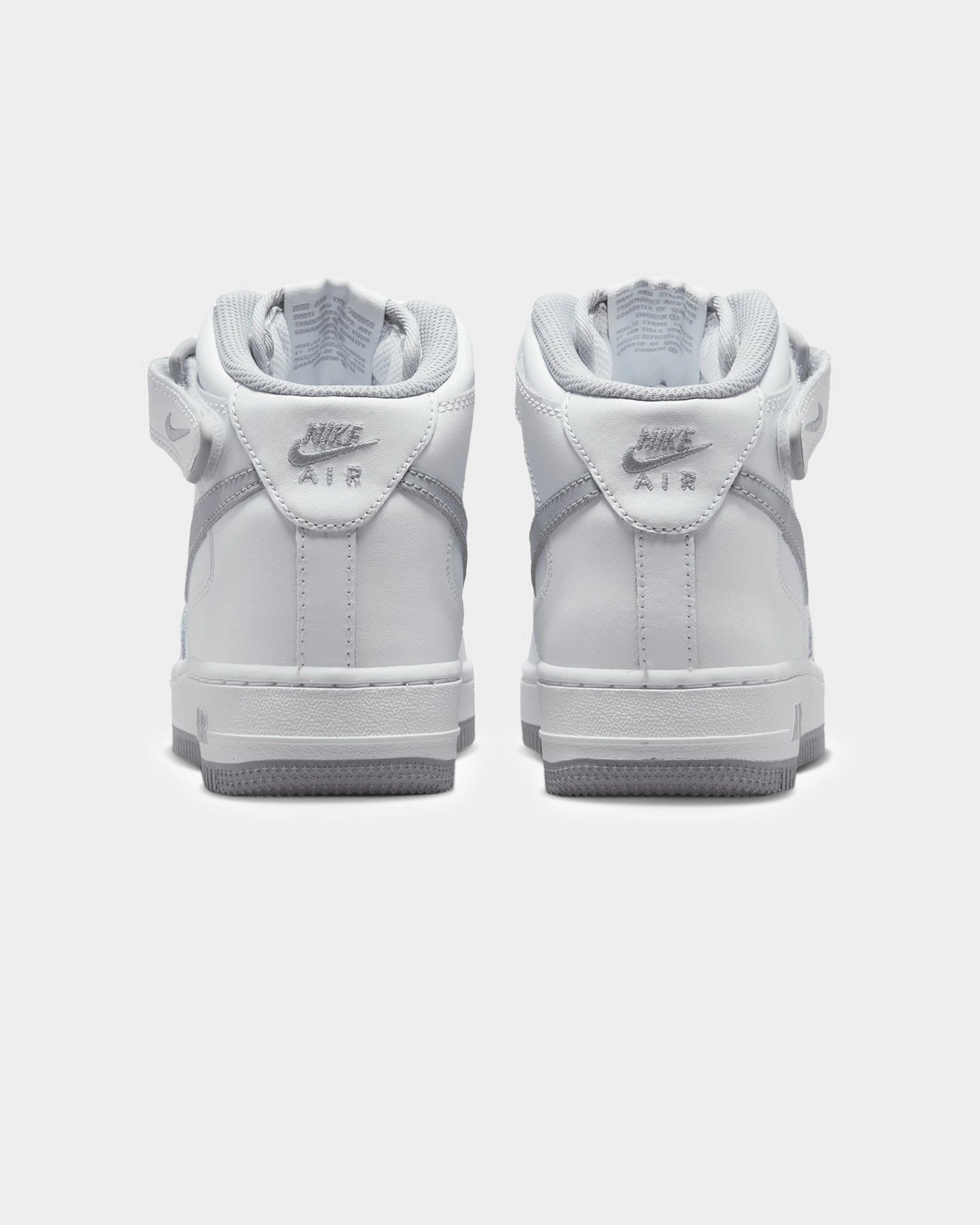 Nike Kids' Air Force 1 Mid LE (GS) White/Wolf Grey