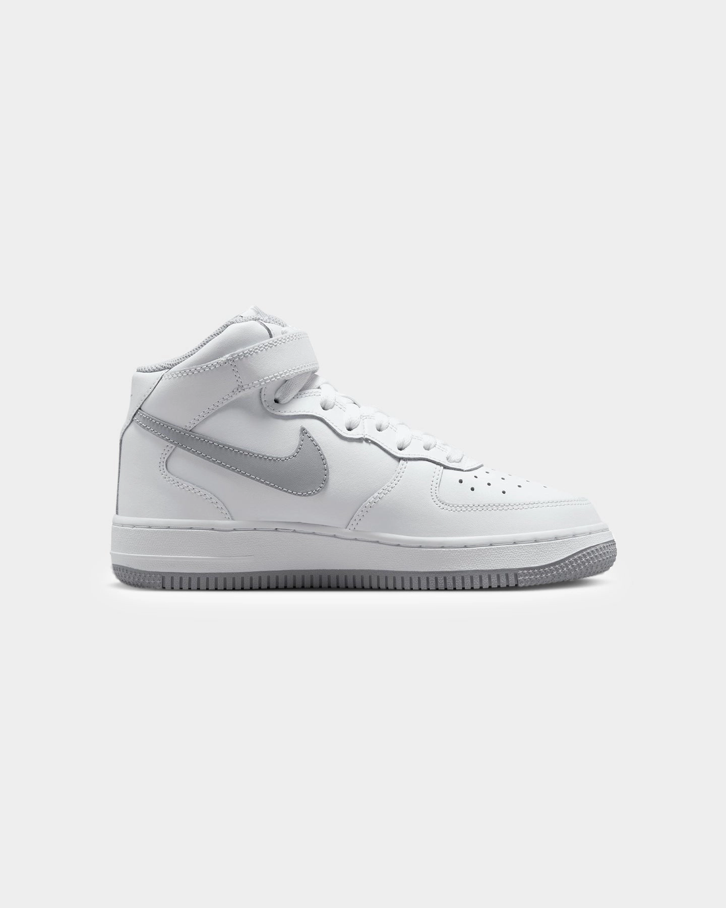 Nike Kids' Air Force 1 Mid LE (GS) White/Wolf Grey