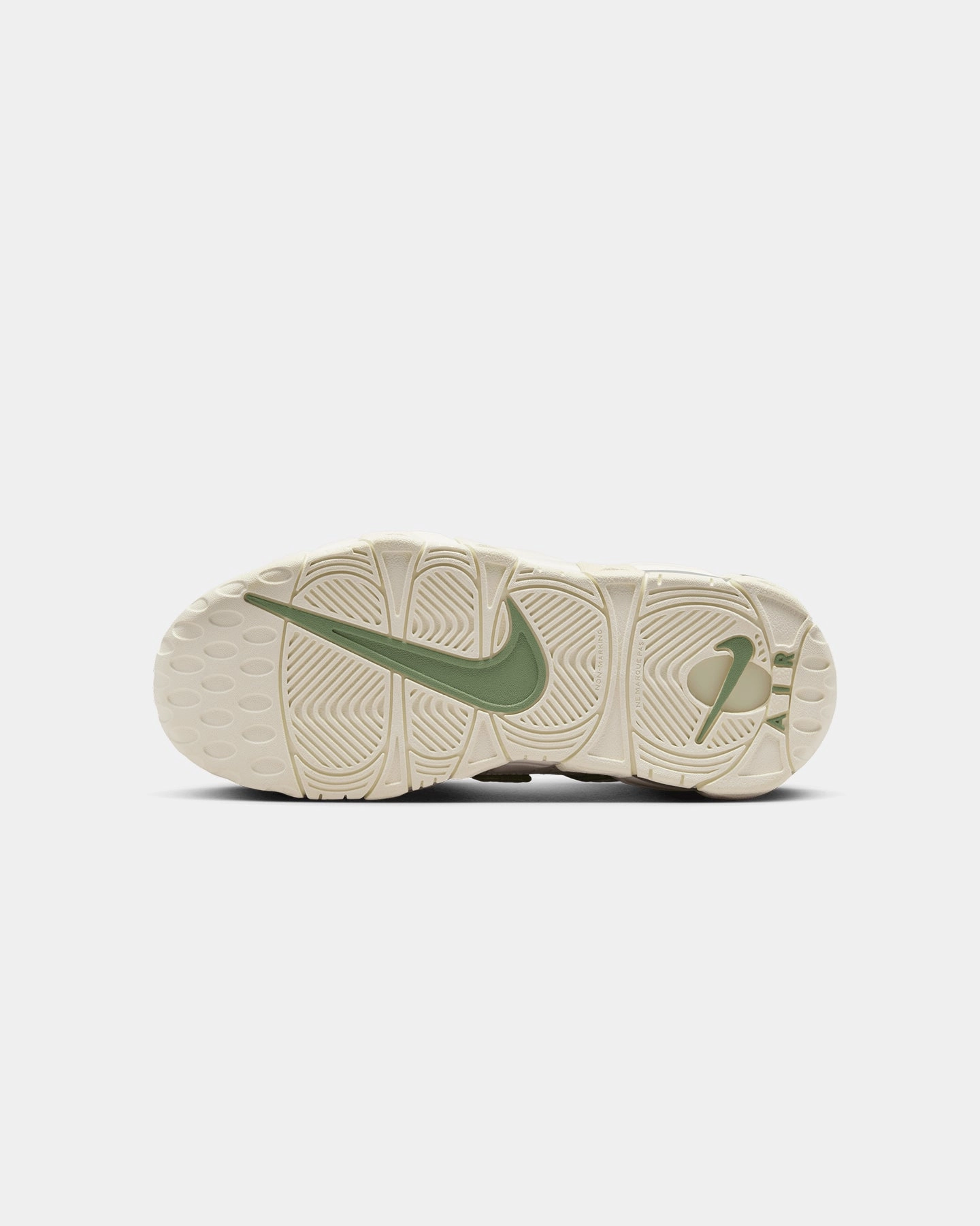 Nike Kids' Air More Uptempo (GS) Sail/Oil Green