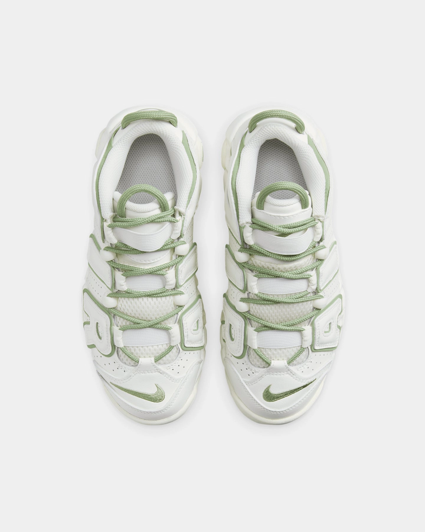 Nike Kids' Air More Uptempo (GS) Sail/Oil Green