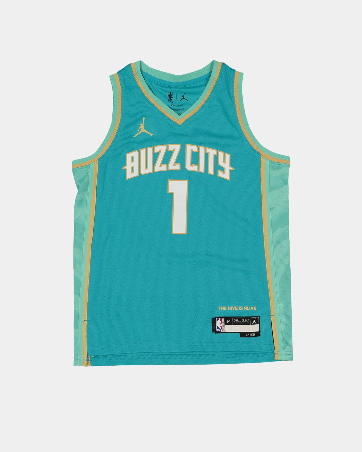 Nike Kids' Charlotte Hornets LaMelo Ball City Edition 2023/24 Swingman Jersey Rapid Teal