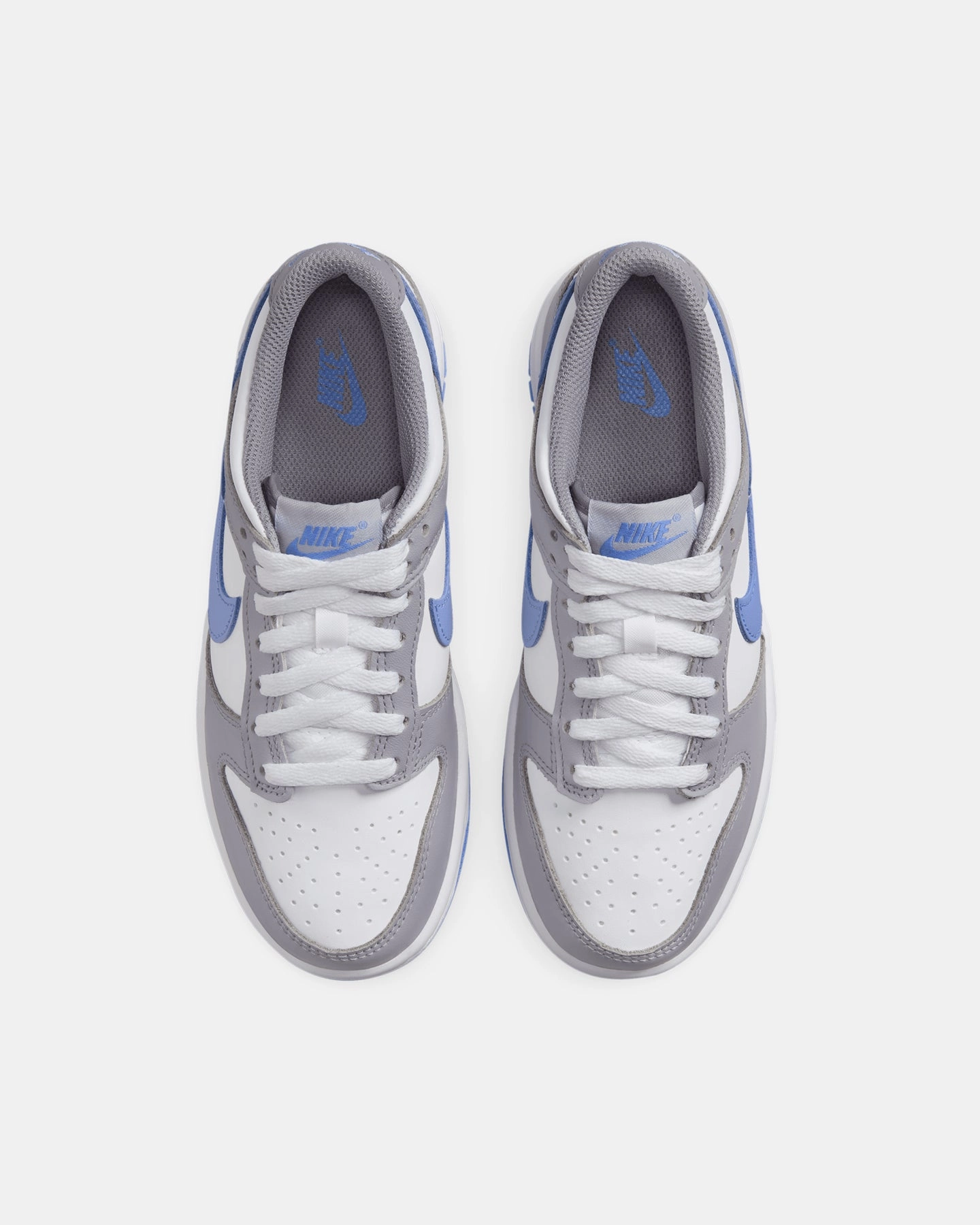 Nike Kids' Dunk Low (GS) White/Royal Pulse-Cement Grey