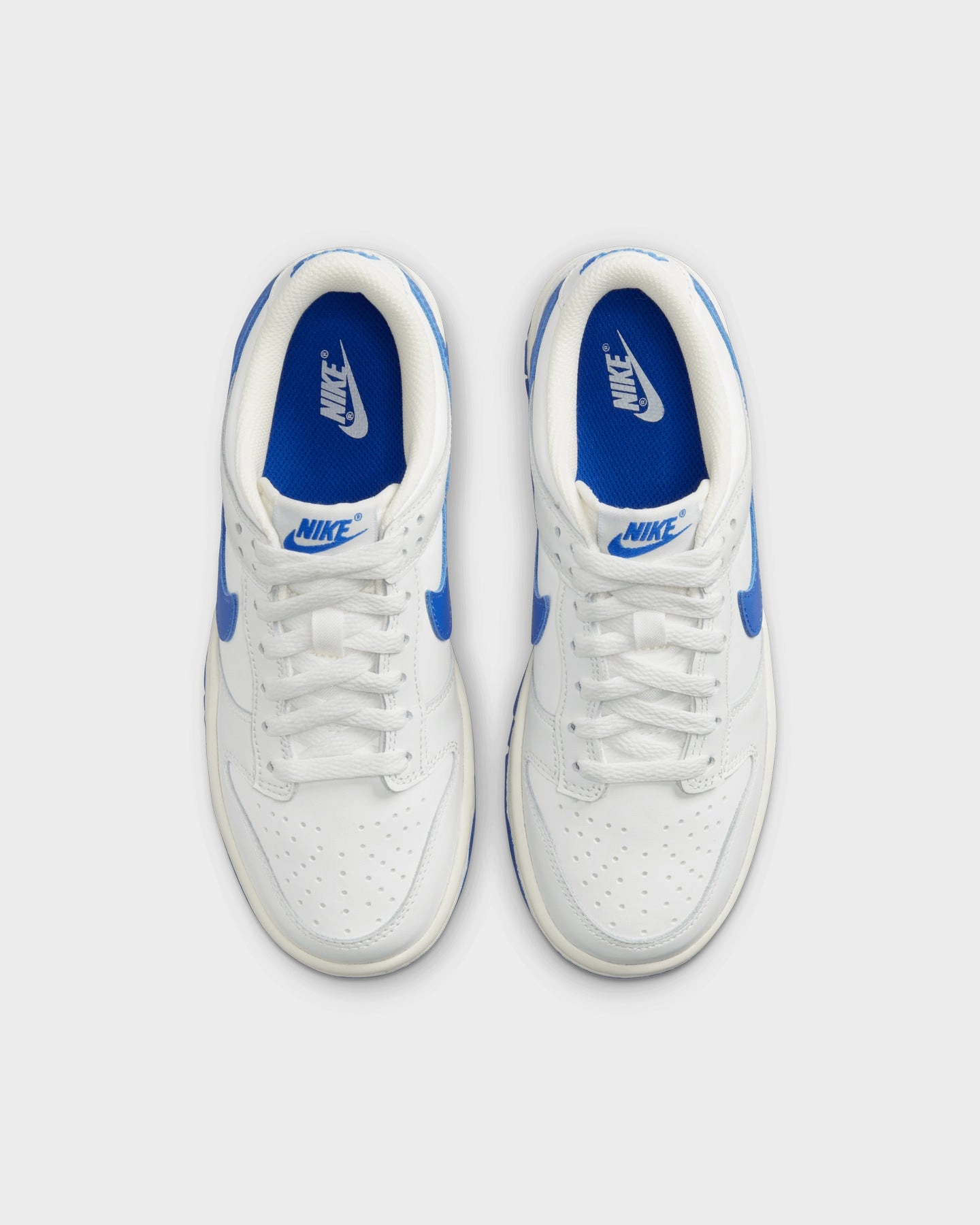 Nike Kids' Dunk Low White Royal (GS) Summit White/Hyper Royal
