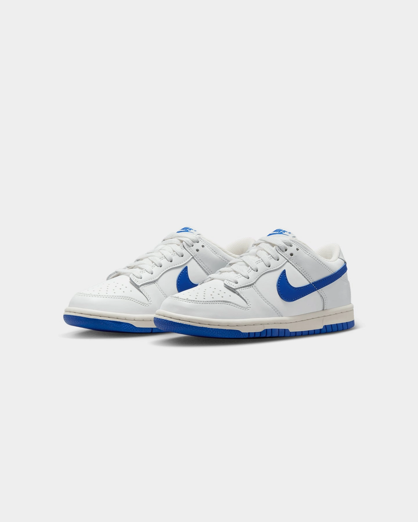 Nike Kids' Dunk Low White Royal (GS) Summit White/Hyper Royal